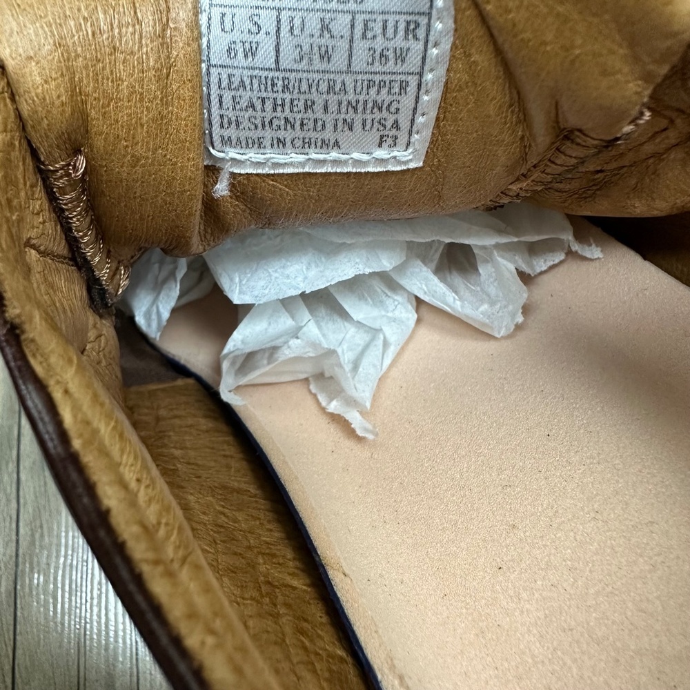 Dr. Comfort Annie Diabetic Brown Leather Contact Strap Sneakers Sz. 6 W - Picture 5 of 5